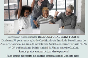 Certificação deferida